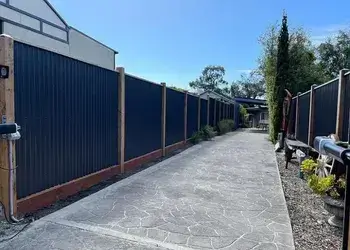 Colorbond Fence Built by Elite Fencing Albury