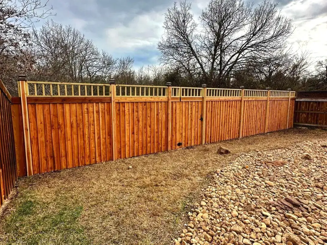 Detailed timber fence built by Elite Fencing Albury