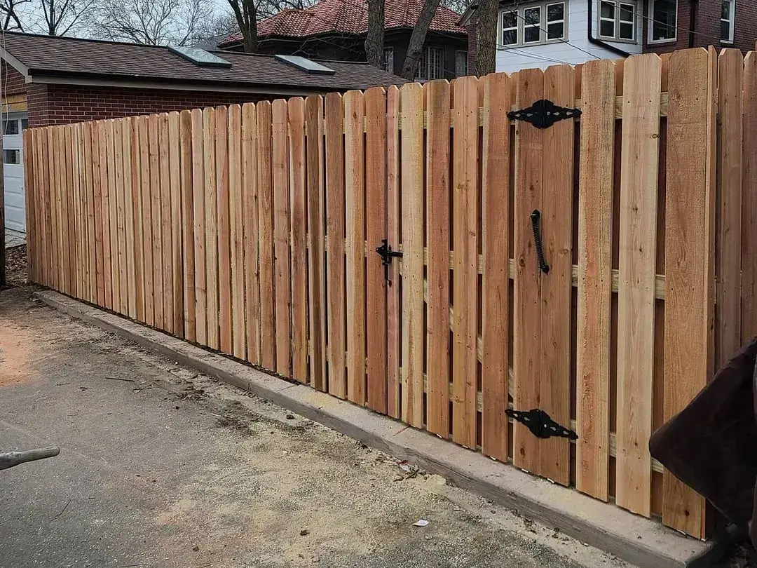 Tall timber fence built by Elite Fencing Albury